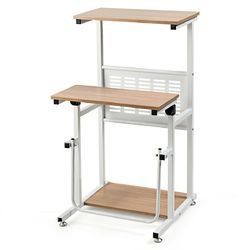 Height Adjustable Stand Up Desk Computer Workstation