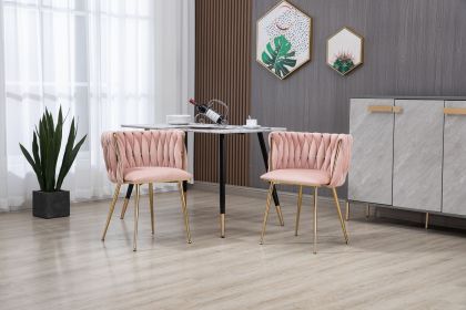 COOLMORE Leisure Dining Chairs Accent Chair 2PC/SET (Color: as Pic)